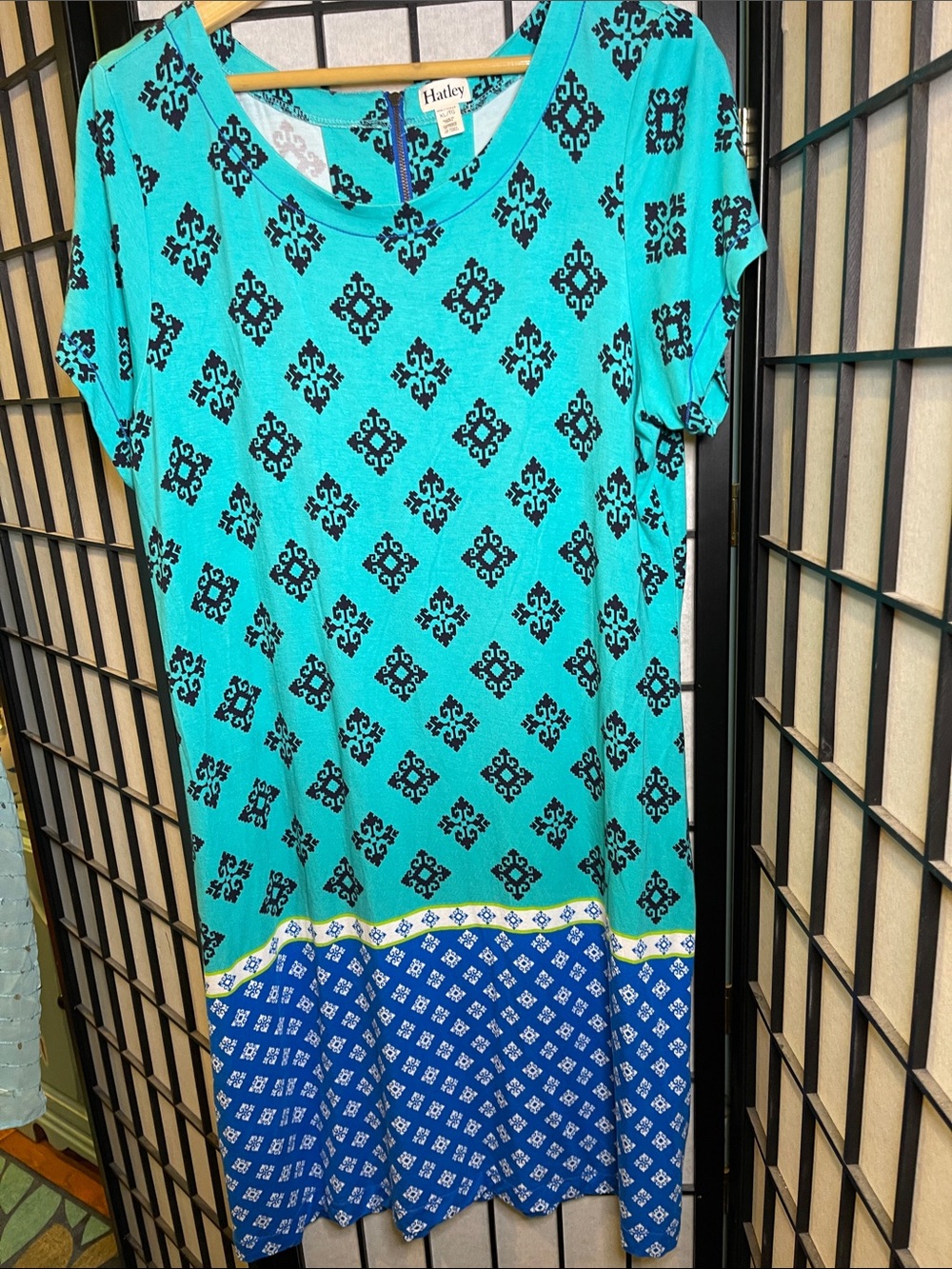 Hatley   Aztec Mini Tee Shirt Dress.